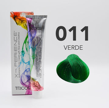 Tricol Xperience – Permanente Haarverf – 011 – Groen – 100 ml