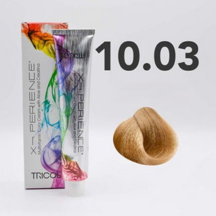 Tricol Xperience - Permanente Haarverf-10.03-24K goudblond- 100 ml