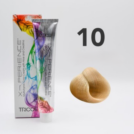 Tricol Xperience - Permanente HaarVerf - 10 - Zeer Licht Extra Blond - 100 ml
