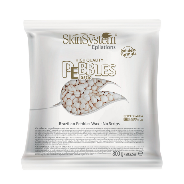SkinSystem Pebbles Ontharingswax - Vanille Crème 800g