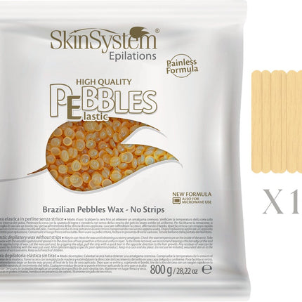 SkinSystem Pebbles Ontharingswax - Honingcrème 800g