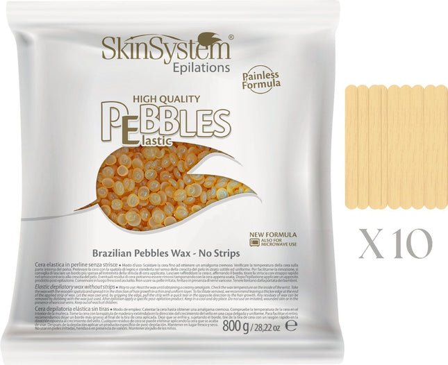 SkinSystem Pebbles Ontharingswax - Honingcrème 800g