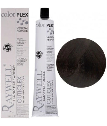 Raywell ColorPlex - Permanente HaarVerf - 5.0 - LichtBruin - 100 ml