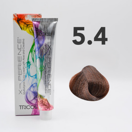Tricol Xperience - Permanente Haarverf-5.4-LICHT KOPERBRUIN- 100 ml