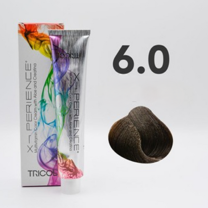 Tricol Xperience - Permanente HaarVerf - 6.0 - Donker Blond - 100 ml
