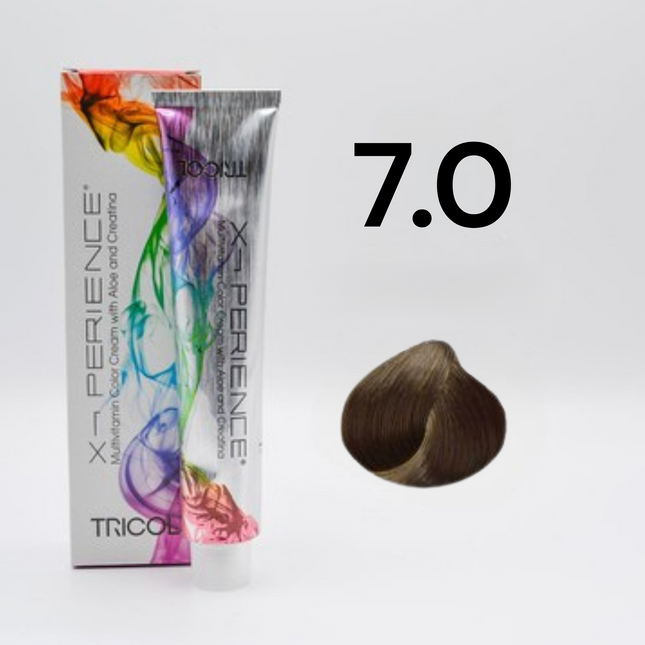 Tricol Xperience - Permanente HaarVerf - 7.0 - Blond Intensief - 100 ml