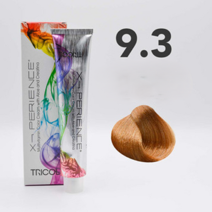 Tricol Xperience - Permanente HaarVerf - 9.3 - Licht Goudblond - 100 ml