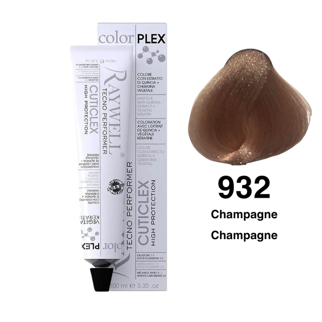 Raywell ColorPlex - Permanente HaarVerf - 932 - Champagne -100 ml
