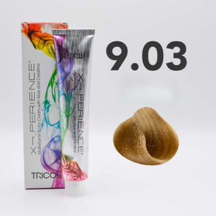Tricol Xperience - Permanente Haarverf-9.03-18K goudblond- 100 ml
