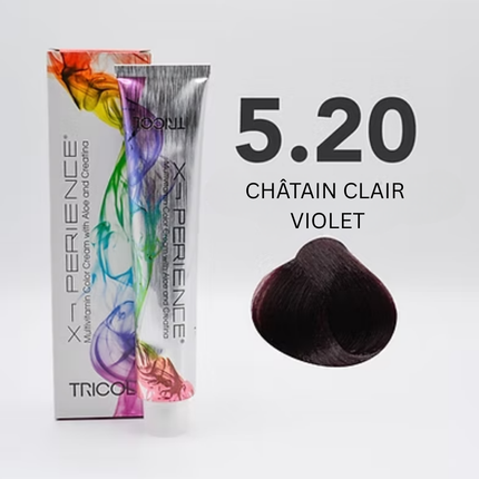 Tricol Xperience - Permanente Haarverf- 5.20 - Licht Violetbruin - 100 ml