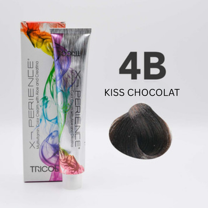 Tricol Xperience – Permanente Haarverf – 4B – Kiss Chocolat – 100 ml