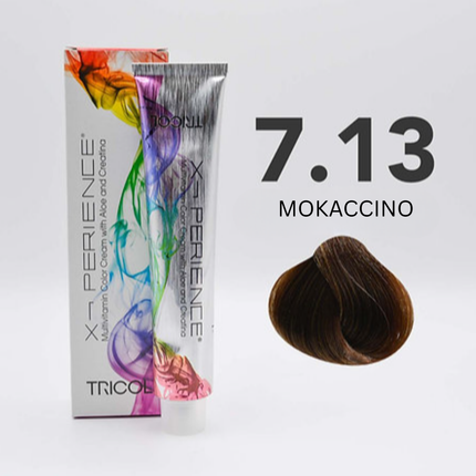Tricol Xperience - Permanente Haarverf- 7.13 - MOKACCINO - 100 ml
