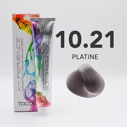Tricol Xperience – Permanente Haarverf – 10.21 – Platina – 100 ml