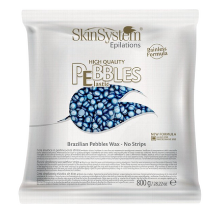 SkinSystem Pebbles Ontharingswax - Azuleen Crème 800g