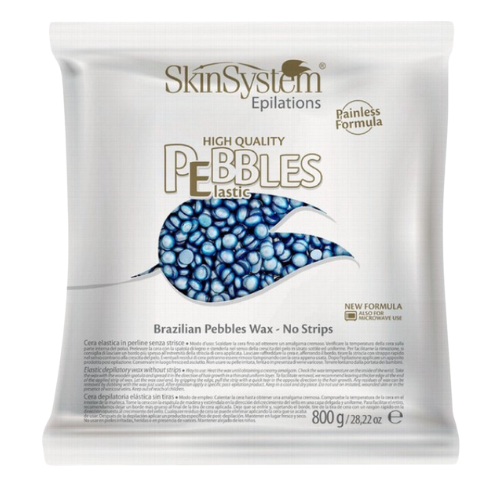 SkinSystem Pebbles Ontharingswax - Azuleen Crème 800g