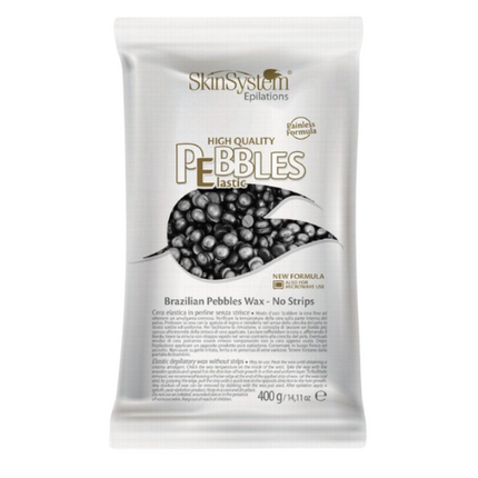 SkinSystem Pebbles Ontharingswax - Zwarte Crème 400g