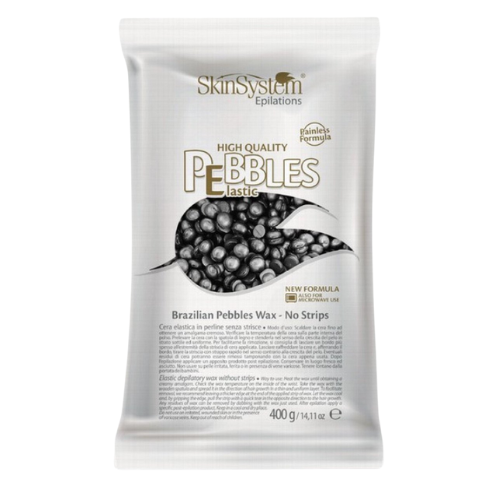 SkinSystem Pebbles Ontharingswax - Zwarte Crème 400g