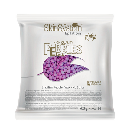 SkinSystem Pebbles Ontharingswax - Violette Crème 800g