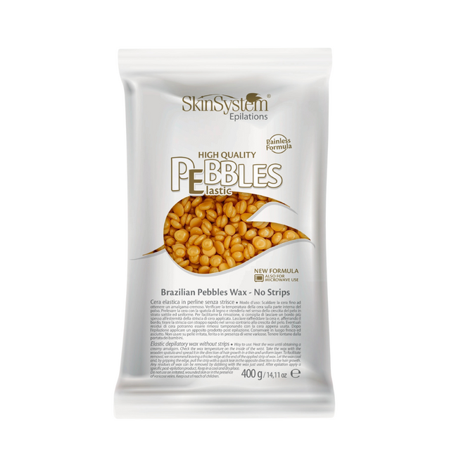SkinSystem Pebbles Ontharingswax - Gouden Crème 400g