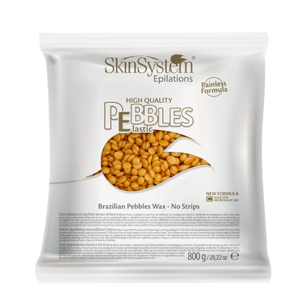 SkinSystem Pebbles Ontharingswax - Gouden Crème 800g