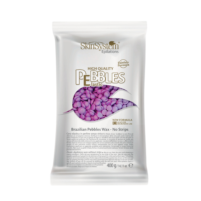 SkinSystem Pebbles Ontharingswax - Violette Crème 400g